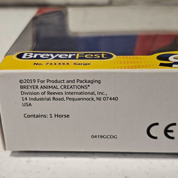 BreyerFest 2019 Stablemate Model Horse Sarge 711353 30th Anniversary Edition - Picture 5 of 8